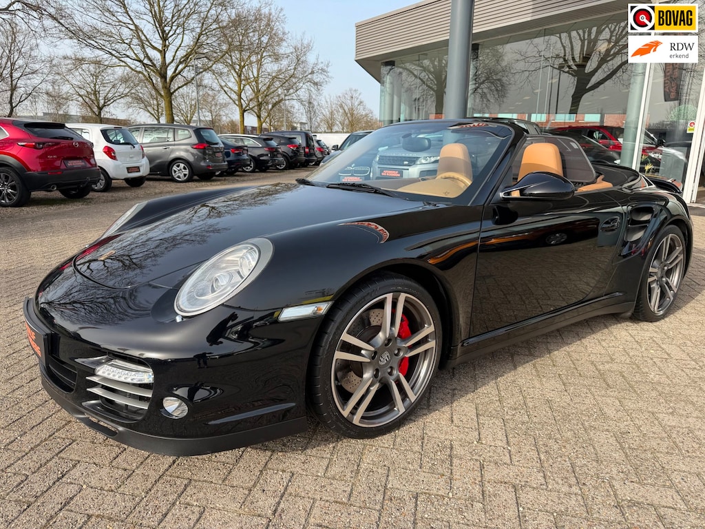 Porsche 911 Cabrio 997 3.8 Turbo, 550PK, Automaat, Navi, leer, Windscherm, Winterkap, etc