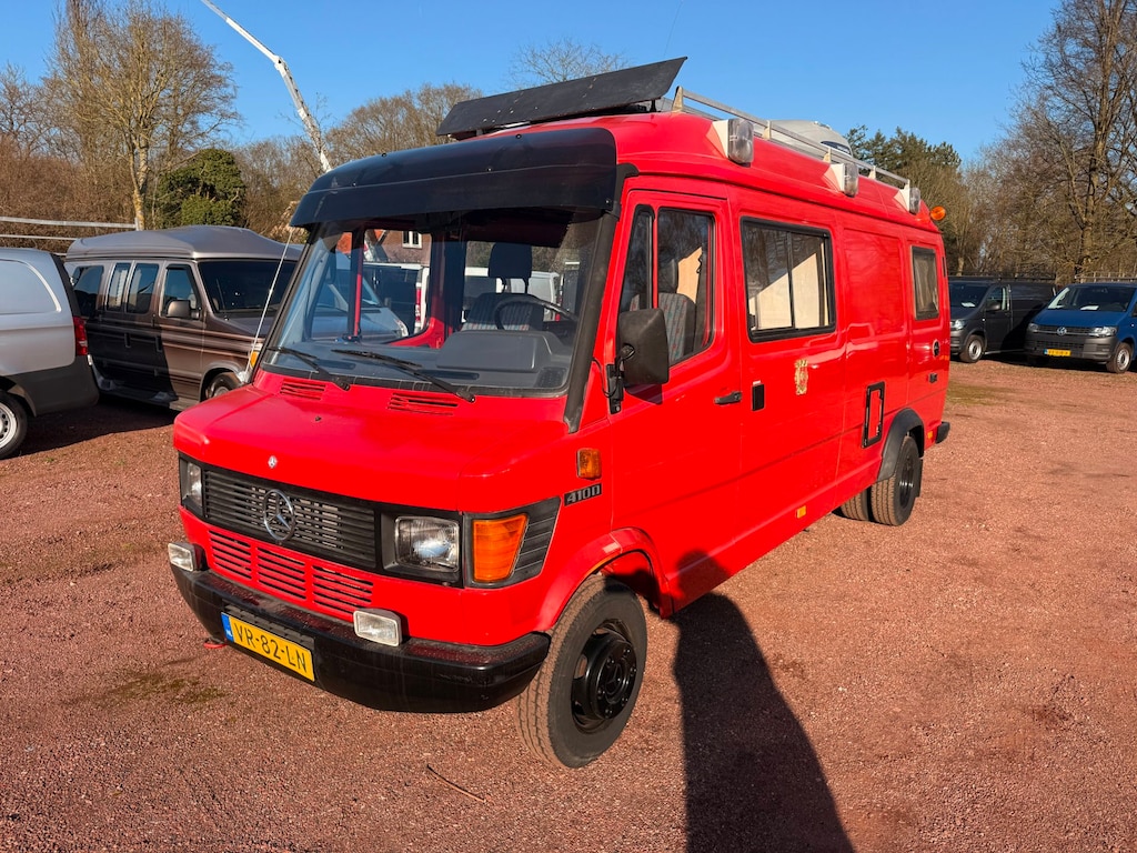 Mercedes-Benz Camper 410D Automaat Zeer Mooie Ex Brandweer Camper L3H2 feuerwehr T1 Sprinter