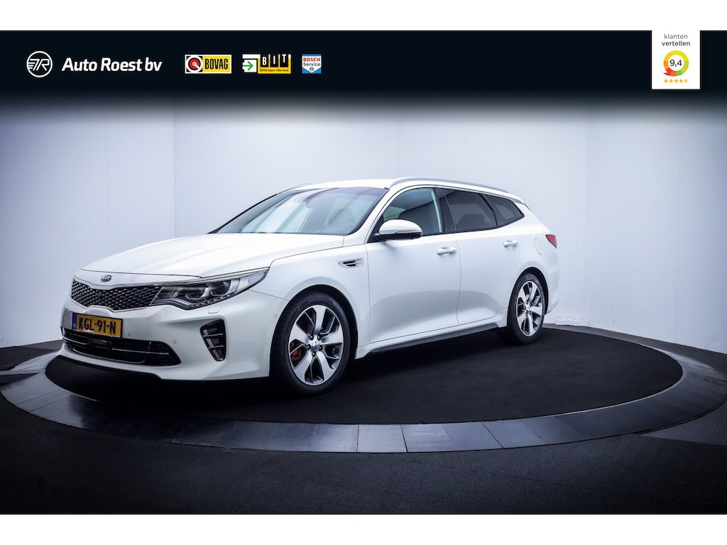 Kia Optima Sportswagon 2.0T-GDi 245Pk GT EXCLUSIVE LEDER | ZITCLIMA | STUURVERW. | CARPLAY | ANDROID | ACC | MEMORY | HARMANKARDON