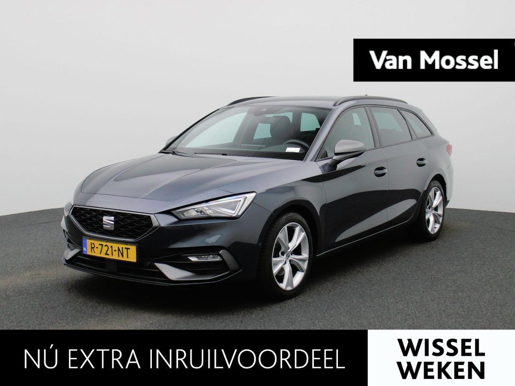 SEAT Leon Sportstourer 1.0 TSI FR Business Intense 110 PK | LED Koplampen | Navigatie | Climate Control | Apple Carplay/Android Auto | Privacy Glass | Cruise Control | Parkeersensoren | Virtual Cockpit | Lichtmetalen velgen |
