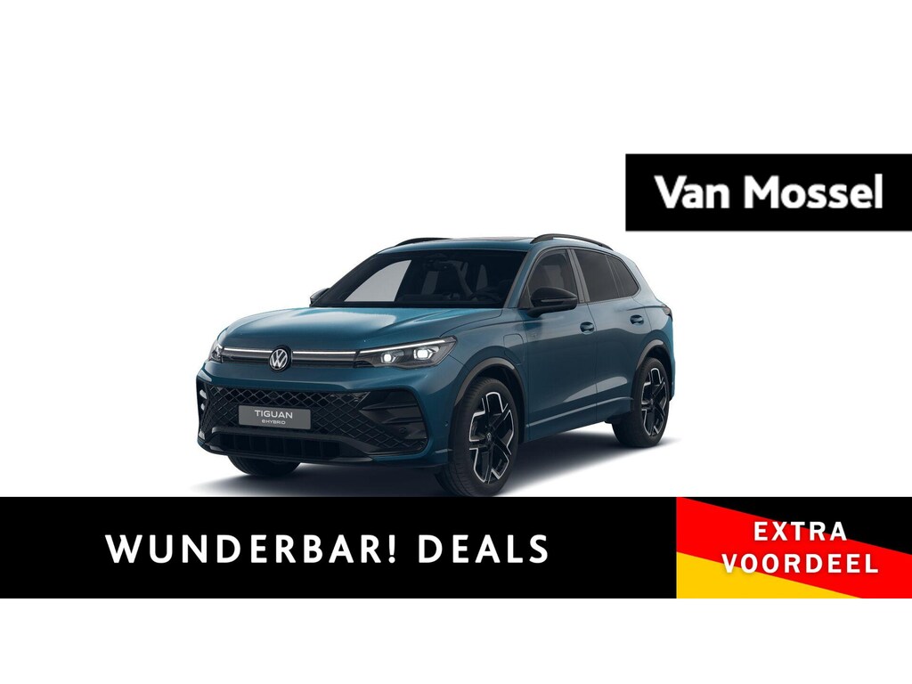 Volkswagen Tiguan 1.5 eHybrid R-Line Edition 204PK | Automaat | Panoramaschuif-kanteldak | Trekhaak inklapbaar | Black Style Pakket | 360 camera |