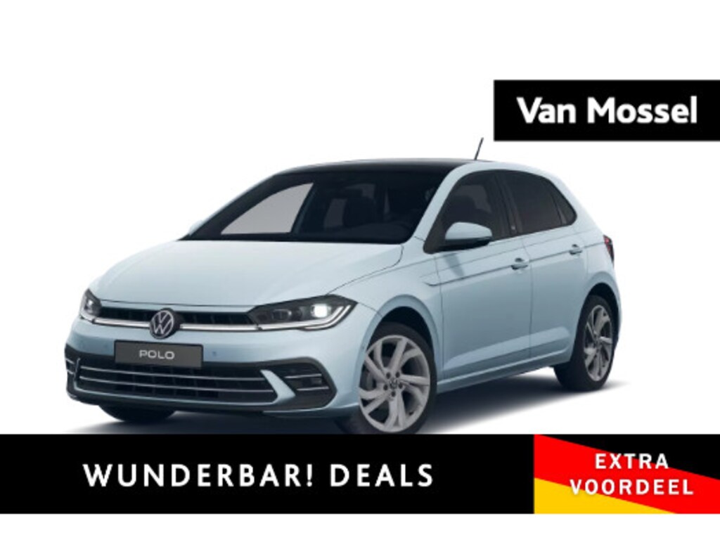 Volkswagen Polo 1.0 TSI 50 Edition 95 PK | Automaat | Panoramadak | Stoelverwarming | Apple Carplay draadloos | Achteruitrij Camera | Climate control | IQ Lights | 17" Lichtmetalen velgen | Navigatie | Digital cockpit pro |