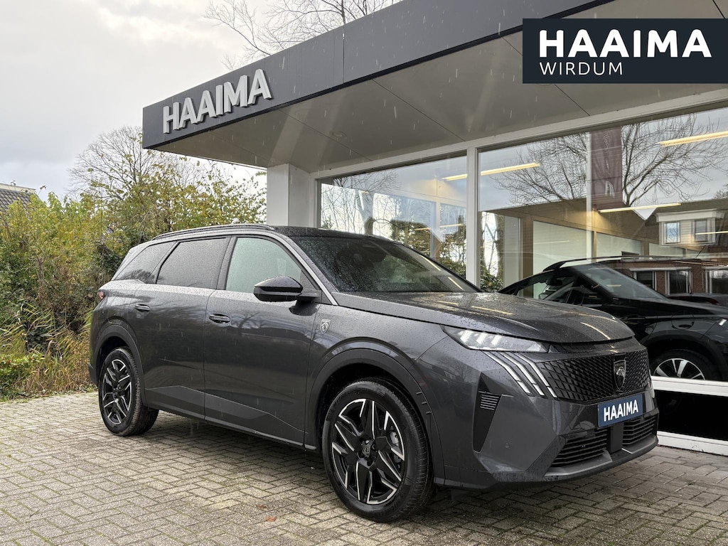 Peugeot 5008 1.2 Hybrid 145 GT 7p |Automaat | Elektr. achterklep | Stoel- & stuurverwarming | 7 Persoons | Adaptieve Cruise Control | Navigatie | Achteruitrijcamera