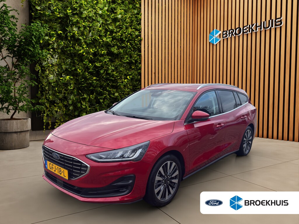 Ford Focus Wagon 1.0 EcoBoost Hybrid Titanium X | Adapt. Cruise | B&O | AGR-stoel | Stoel-stuurverw. | Blis | Draadloos Apple Carplay