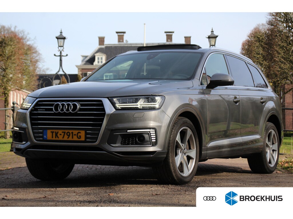 Audi Q7 3.0 TDI e-tron quattro Sport | PANODAK | NIGHT VISION | ELEKTR. TREKHAAK | ELEKTR STOEL INCL MEMORY | STOELVERWARMING V+A | DODE HOEK | ALL SEASON | LED | LEDER