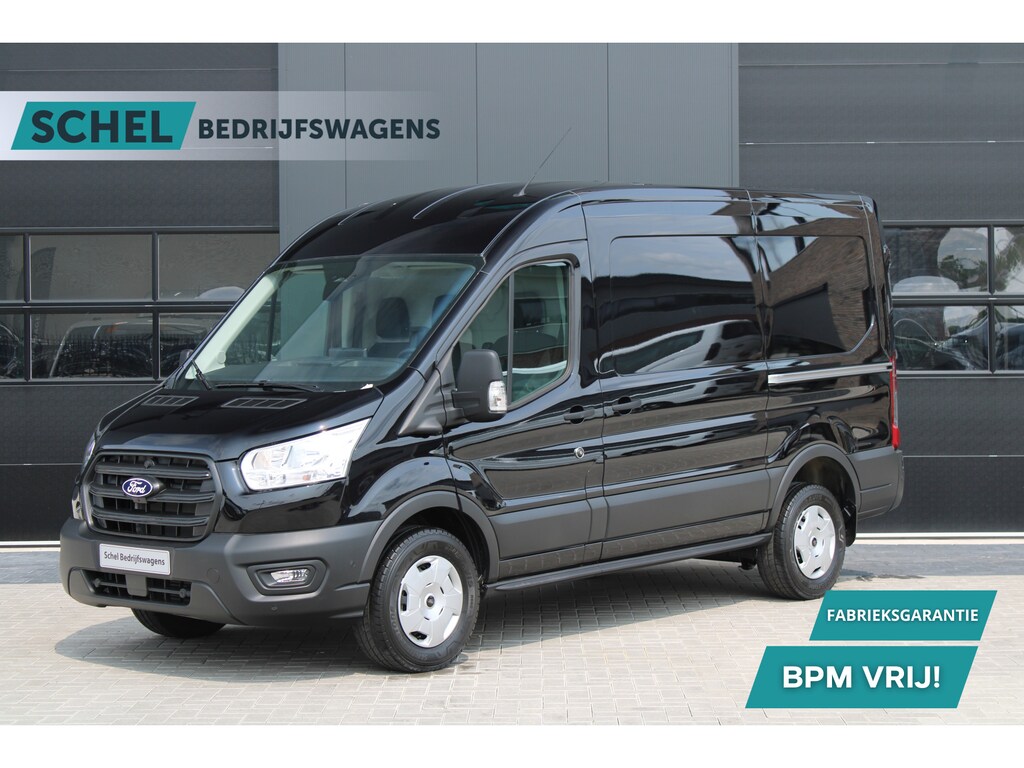 Ford Transit 350 2.0 TDCI L2H2 Trend 130pk - Facelift - 2x Schuifdeur - Adaptive Cruise - Navigatie - Blind Spot - 360 Camera - Stoel - Stuurverwarming - Rijklaar