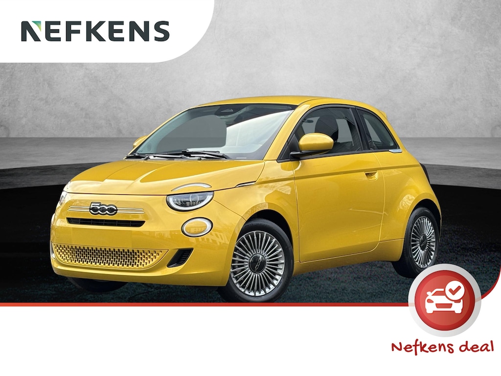 Fiat 500 1.0 Hybrid Torino Launch Edition | Climate | AppleCarPlay/Android | 16'' LM velgen