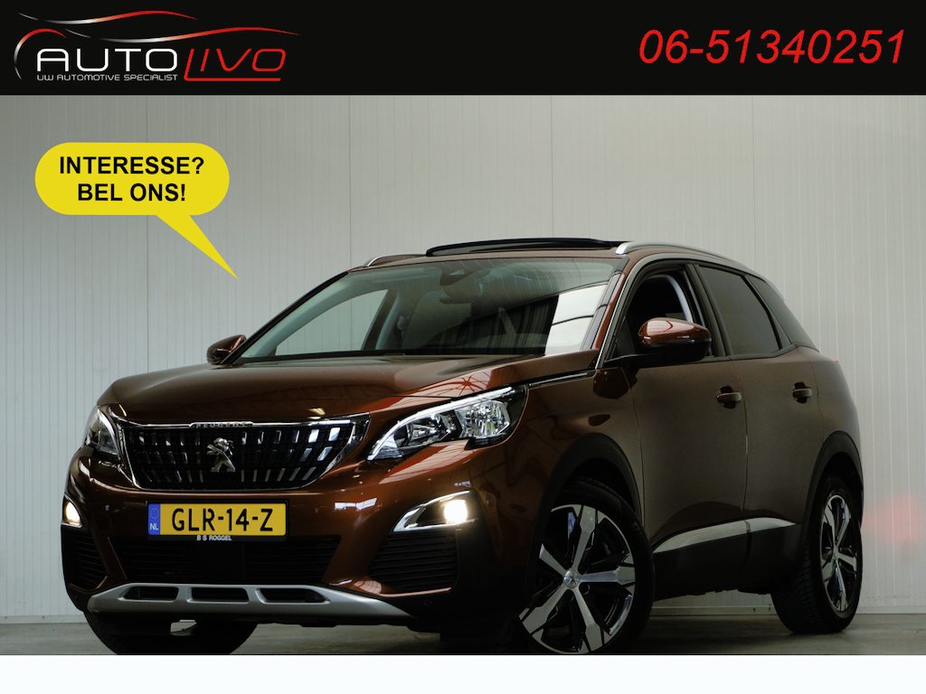 Peugeot 3008 1.2 PureTech Première AUTOMAAT! PANO H.LEER CLIMA CAMERA PDC etc.
