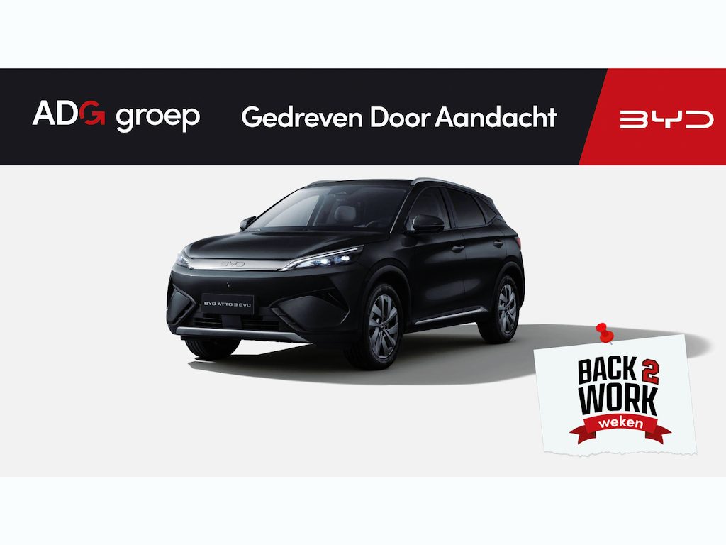 BYD Atto 3 EVO Design NIEUW | 510 WLTP | Apple Carplay | Navigatie | 360 graden camera | Trekgewicht 1.500 kg