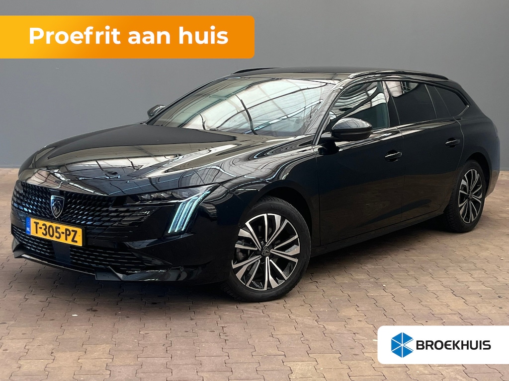 Peugeot 508 SW 1.2 PURETECH 130PK ALLURE AUTOMAAT | 360 Camera | Navigatie| Adaptive Cruise Control | Adaptieve Cruise | Camera360 | Leder\Stof | Keyless | Carplay | Clima | 18LMV | LED | Aanhanger assistent | Achterbank in delen neerklapbaar | Achteruitrijcamera