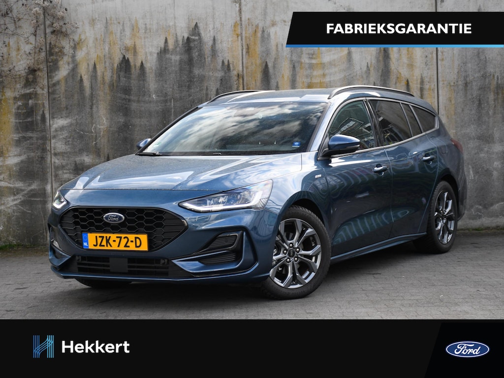 Ford Focus Wagon ST Line 1.0 EcoBoost Hybrid 155pk Automaat WINTER-PACK | DODE HOEK | 17''LM | ADAPT. CC | PDC + CAM.