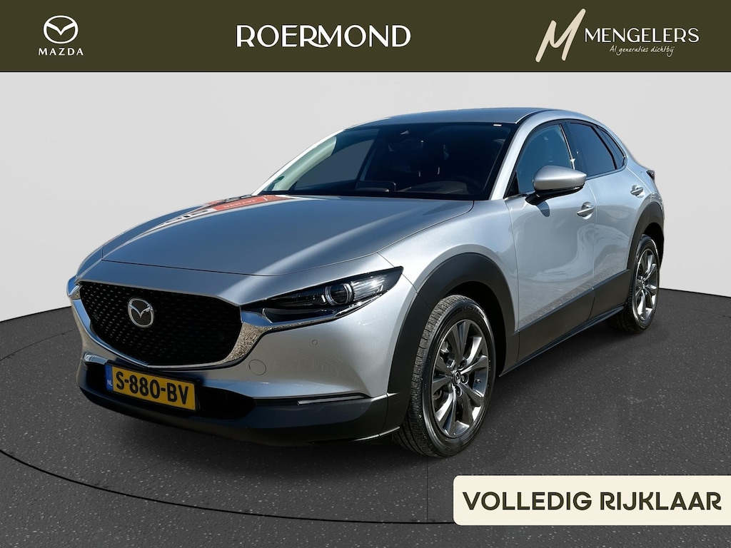 Mazda CX-30 2.0 e-SkyActiv-X 186 PK M Hybrid Luxury | NL-Auto | Apple Carplay-Android Auto | Navigatie | Camera | Adaptieve Cruise Control | Lederen Bekleding | Stuurwiel en Stoel Verwarming