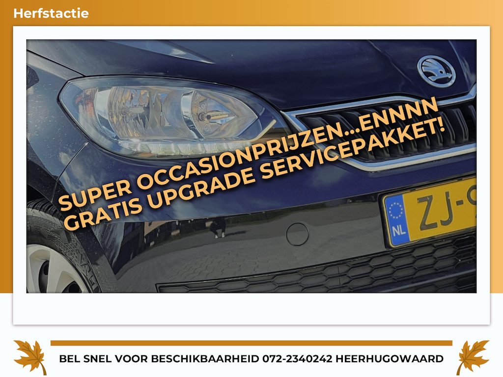 Skoda Citigo 1.0 Greentech Ambition - Black Pearl - Nav/Bleutooth/AC