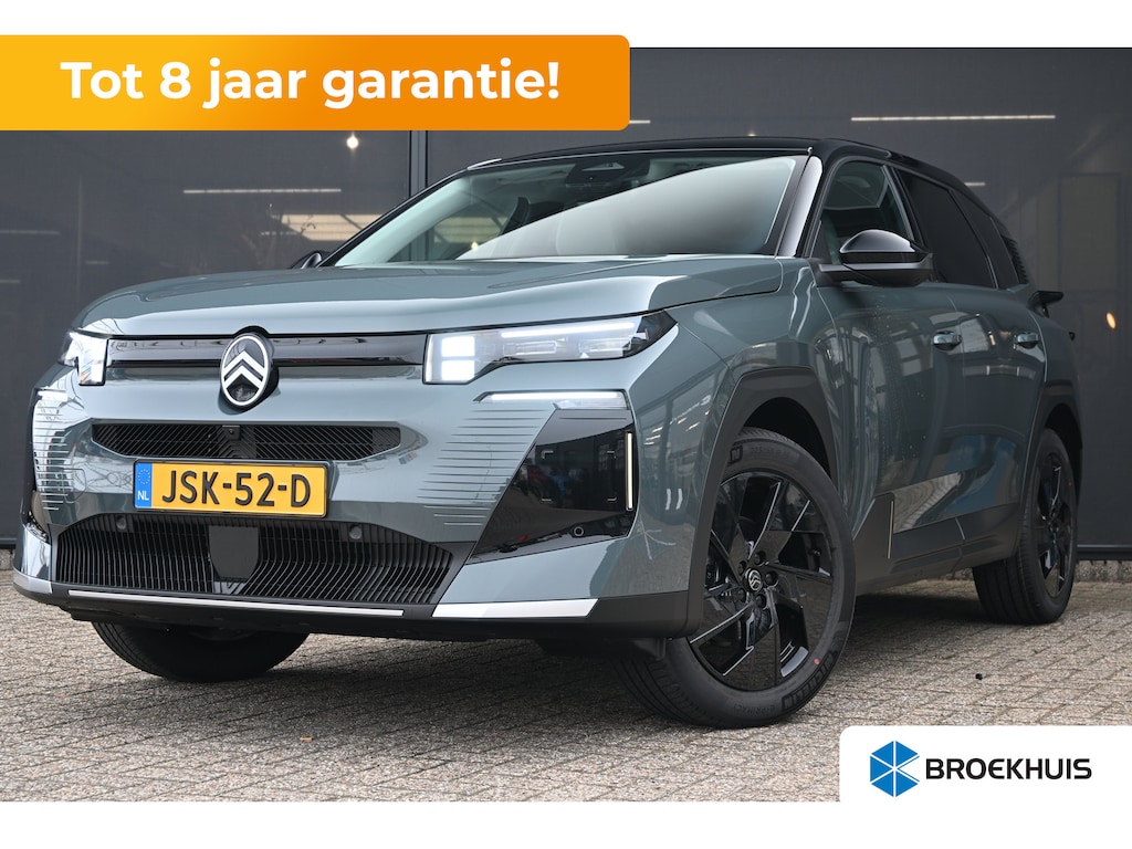Citroën C5 Aircross 1.2 Hybrid 145 Max Tot 8 Jaar Garantie! | Vol-Leder | Massage | Elektr. Achterklep | Adaptive Cruise | LED-Matrix | Stoelverwarming/Stoelkoeling | !!