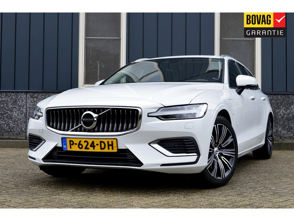 Volvo V60 2.0 T8 Recharge AWD Inscription SOH 98.32% Rijklaarprijs-Garantie Leder Sport interieur Trekhaak Led Camera