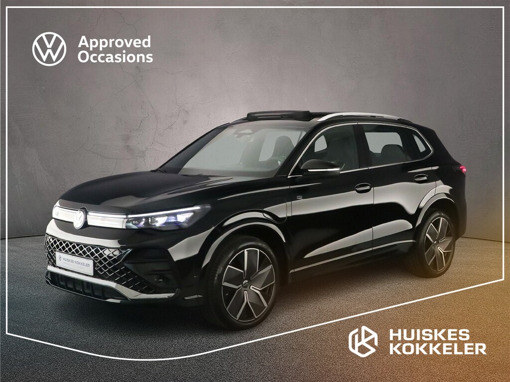 Volkswagen Tiguan 1.5 eHybrid R-Line Edition 272pk DSG Automaat, Panoramadak, Trekhaak, Adaptive cruise control, Stoelverwarming, Stuurwiel verwarmd, Elektrische achterklep, Parkeersensoren