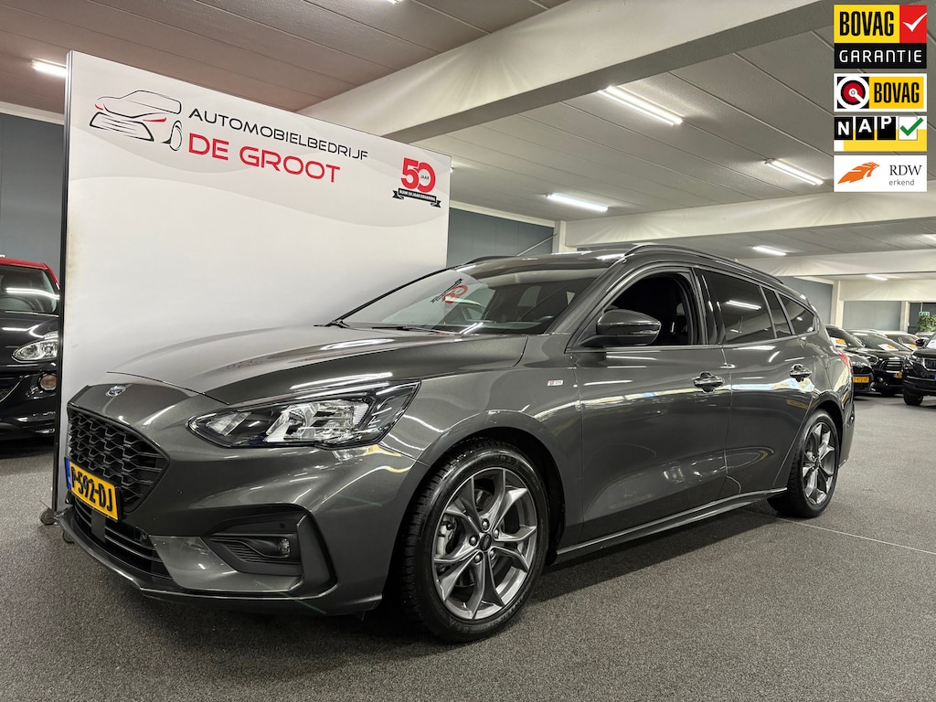 Ford Focus Wagon 1.0 EcoBoost Hybrid ST Line Business/ Nederlandse auto/ Eerste eigenaar/ Achteruitrijcamera/ Parkeersensoren