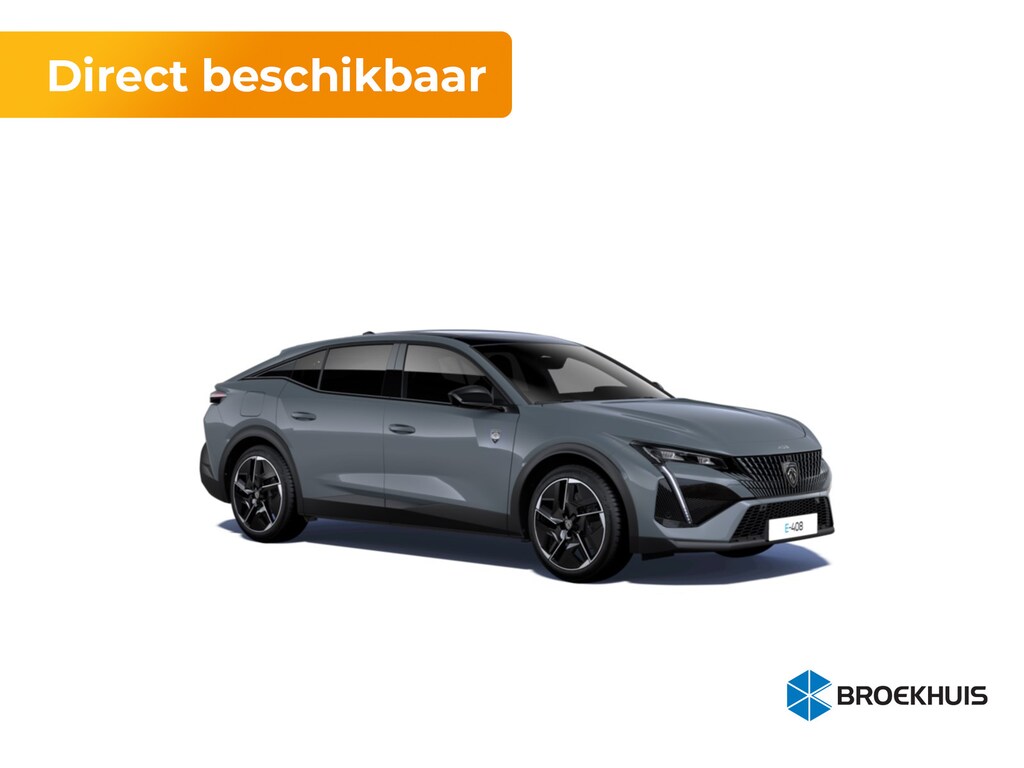Peugeot 408 GT Exclusive - Elektrisch | 19" lichtmetalen velgen 'GRAPHITE' | Adaptieve cruise control | Climate control met links/rechts gescheiden regeling en high efficiëncy koolstoffilter
