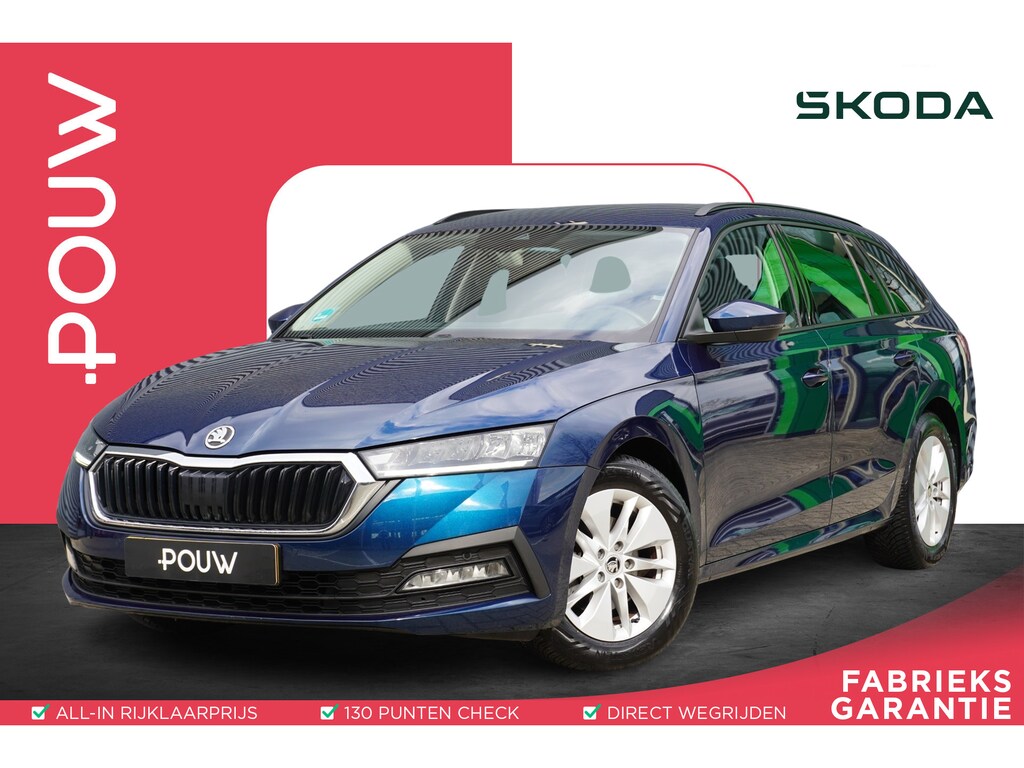 Skoda Octavia Combi 1.0 TSI 110pk Ambition | Navigatie | Smart Link | Parkeersensoren Voor + Achter