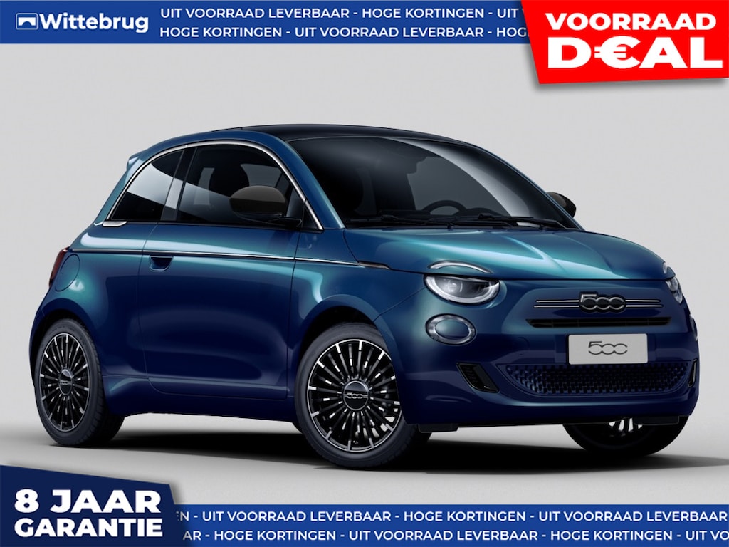Fiat 500 1.0 Hybrid La Prima DIRECT RIJDEN - RIJKLAAR - PANORAMADAK - 8 JAAR GARANTIE