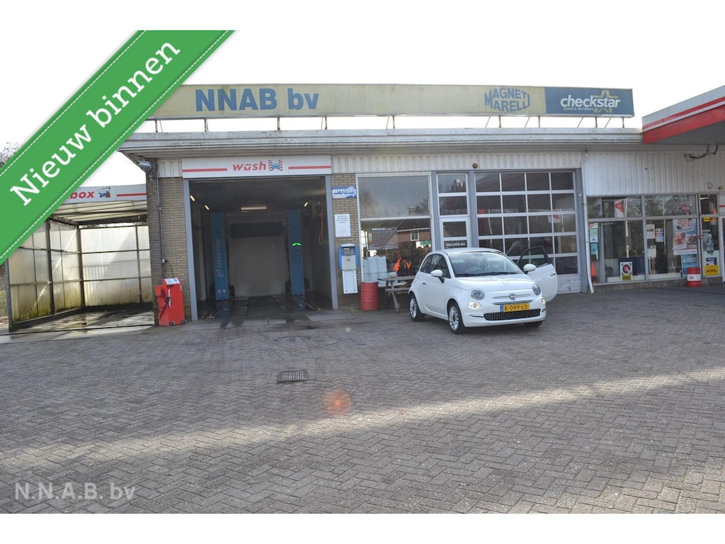 Fiat 500 1.0 Hybrid Lounge, Airco, navigatie.