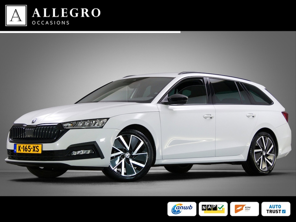 Skoda Octavia Combi 1.0 e-TSI Sport Business (TREKHAAK, SFEERVERLICHTING, DIGITAL COCKPIT, APPLE CARPLAY, SPORTSTOELEN, CRUISE)