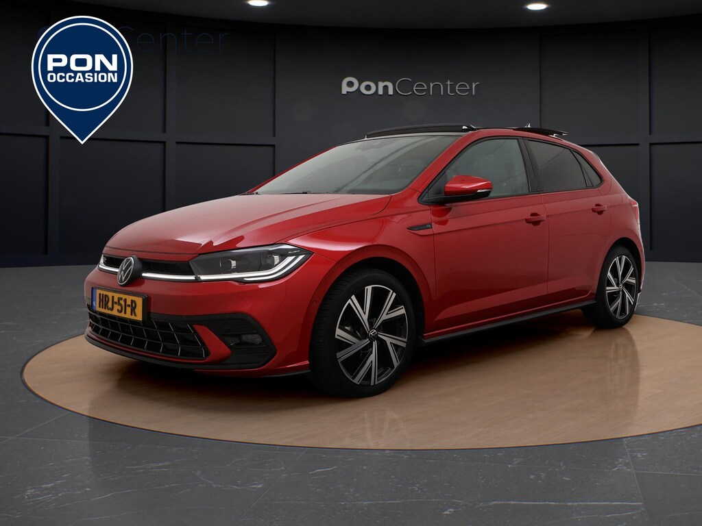 Volkswagen Polo 1.0 TSI R-Line | Pano Dak | Camera | Side Assist | ACC | Beats Audio | Matrix LED | Keyless | Stoelverwarming | Spiegelpakket | 17'' |