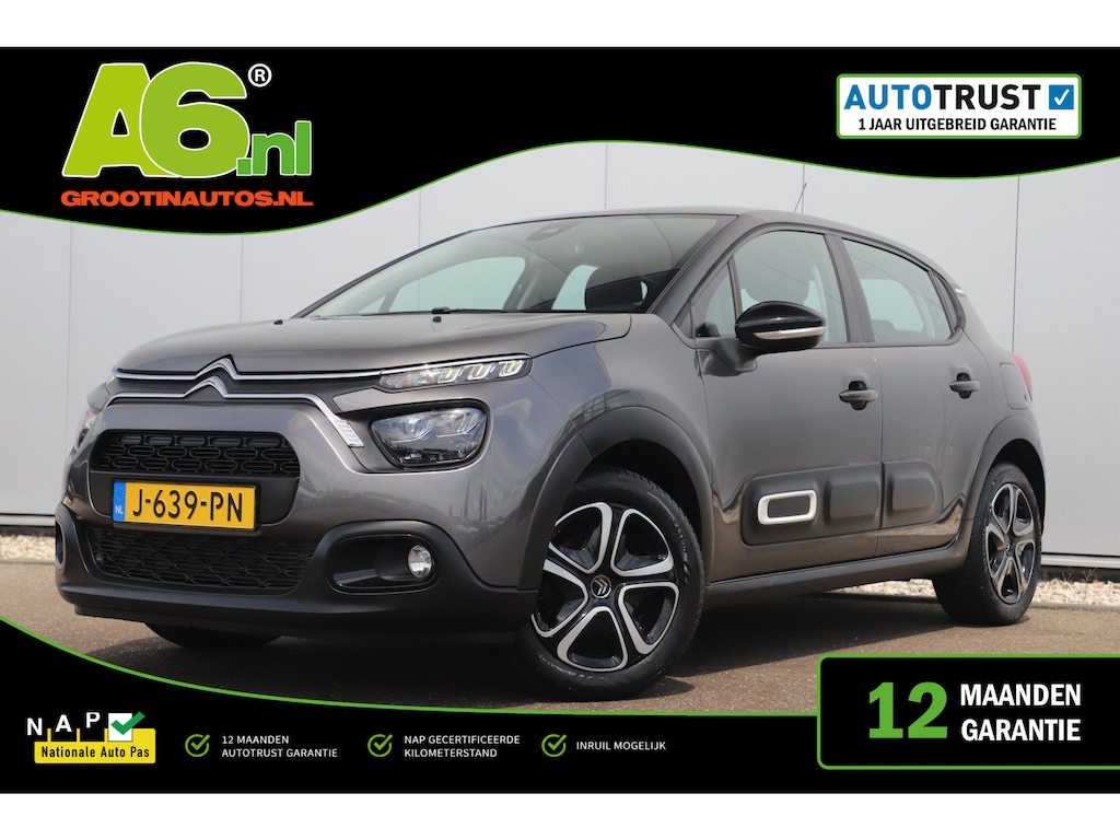 Citroën C3 1.2 PureTech Feel Navigatie Carplay Android Clima Cruise Parkeersensor Rijstrooksensor All-Season Banden!