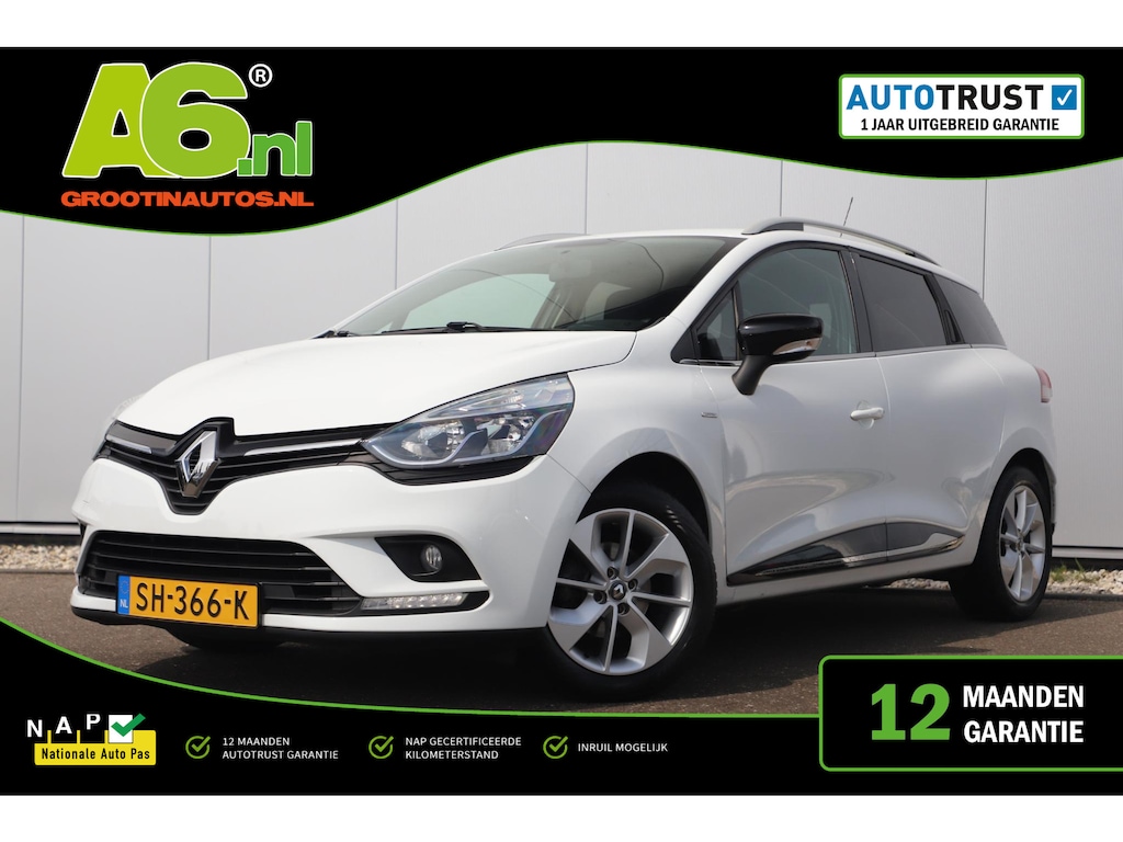 Renault Clio Estate 0.9 TCe Limited Navigatie Bluetooth Airco Cruise Control 16 inch LMV Getint Glas