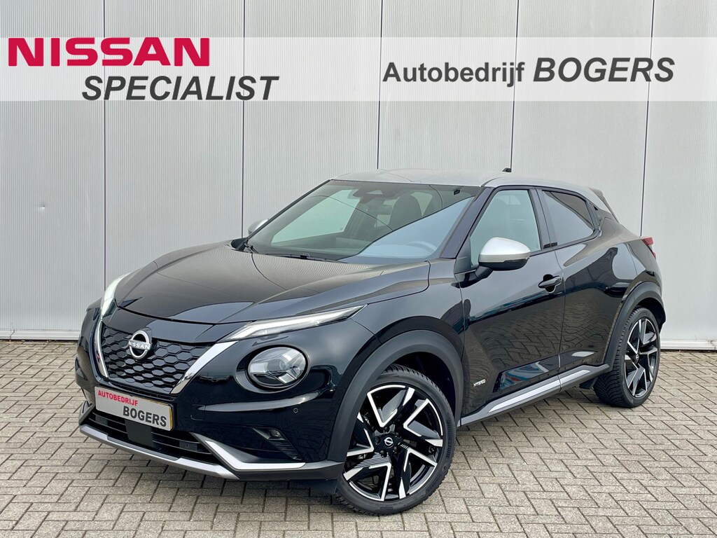 Nissan Juke 1.6 Hybrid N-Design Navigatie, Climate Control, Cruise Control, 19"Lm, Trekhaak, Achteruitrijcamera