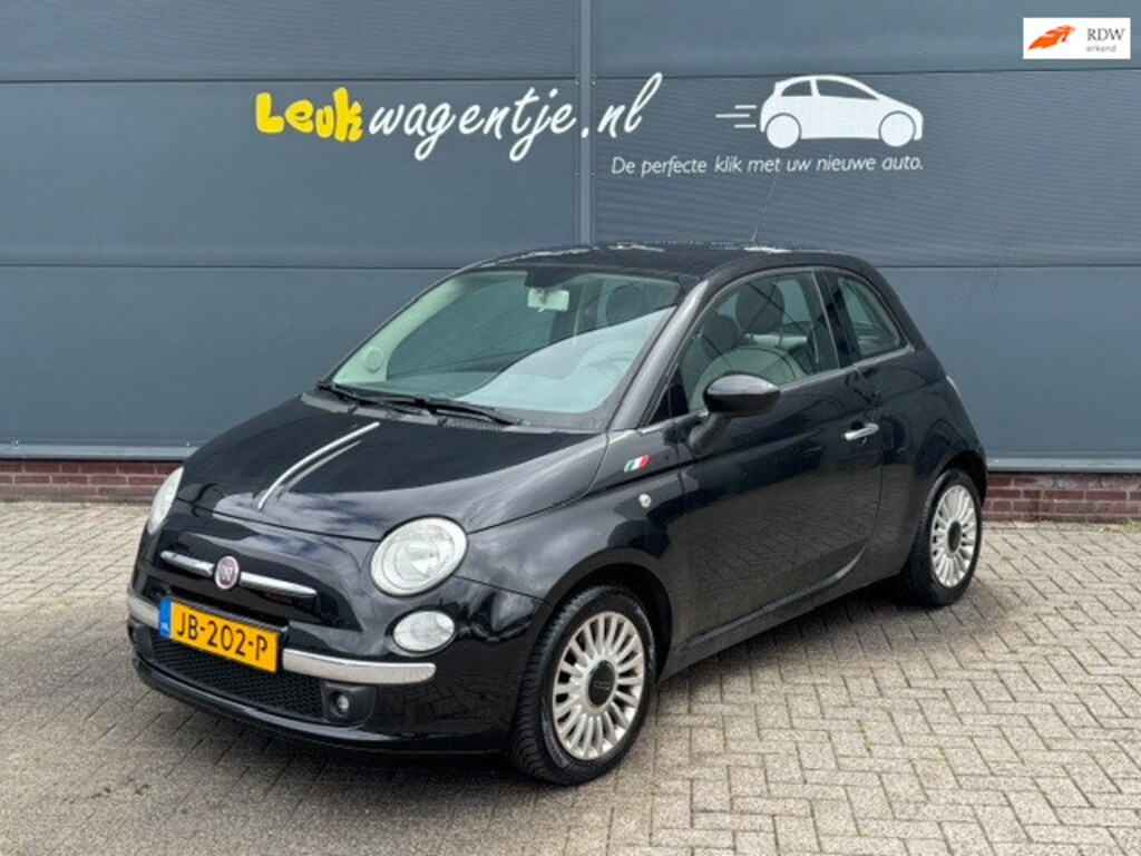 Fiat 500 1.2 Lounge *pano *airco *bluetooth *lichtm. velgen
