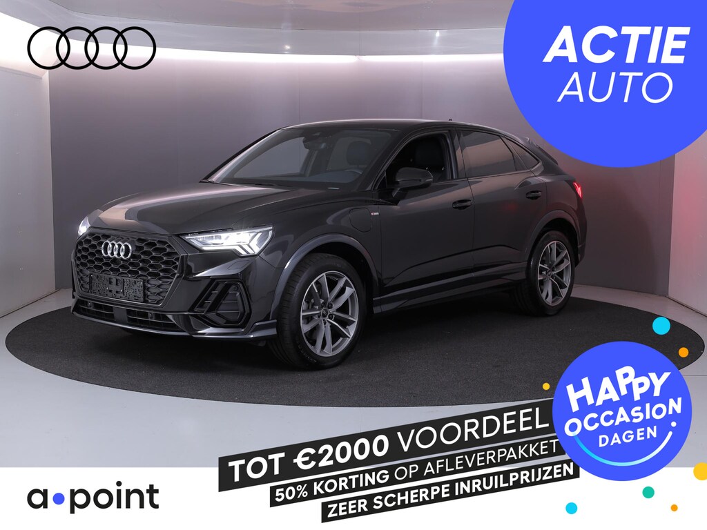 Audi Q3 Sportback 45 TFSI e S Edition 245 pk S-tronic | Privatelease vanaf €700,- pm | Achteruitrijcamera | Matrix LED koplampen | Stoelverwarming | S-Line |