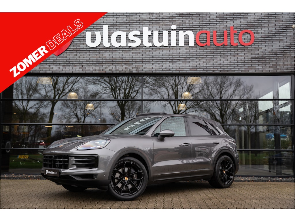 Porsche Cayenne 3.0 E-Hybrid , Pano, Sport Chrono, Luchtvering, Adap. Cruise, Softclose, Head-Up Display,