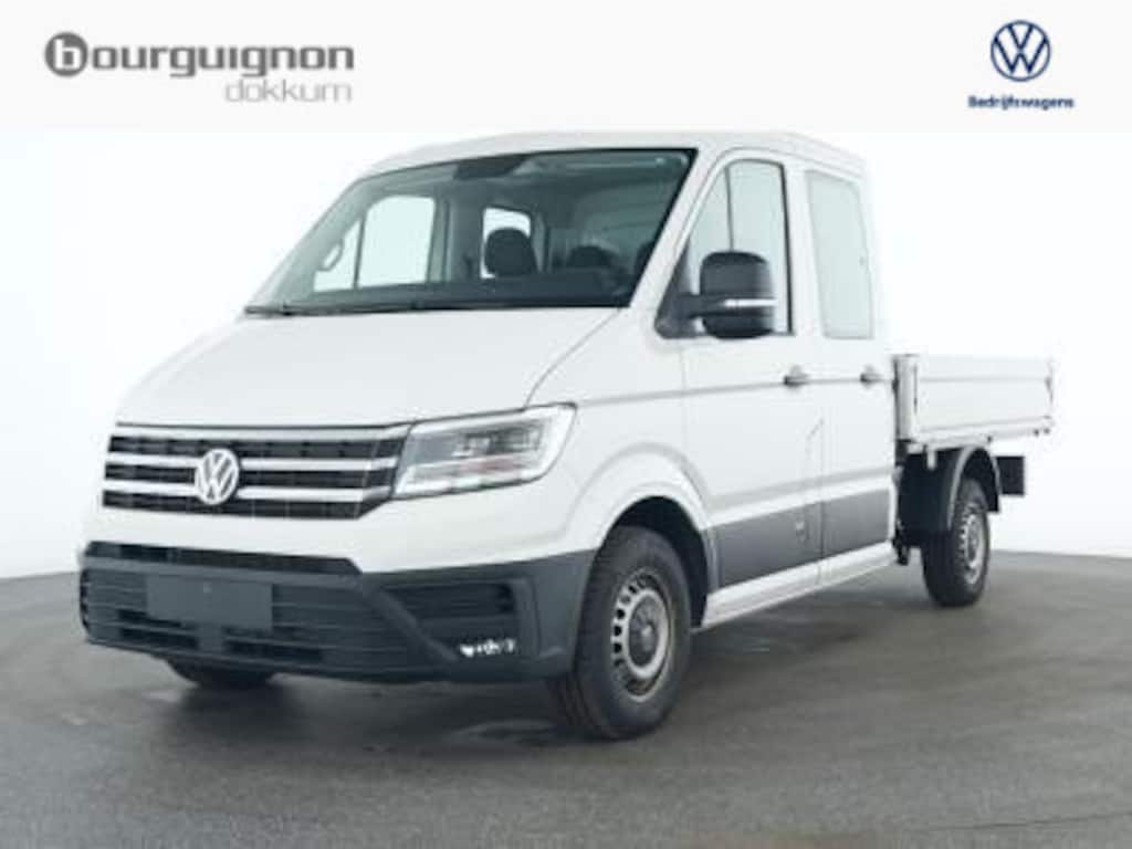 Volkswagen Crafter Pick-Up 35 2.0 TDI L3 DC 177 pk | Cruise | Automaat | Airco | 6 Persoons |