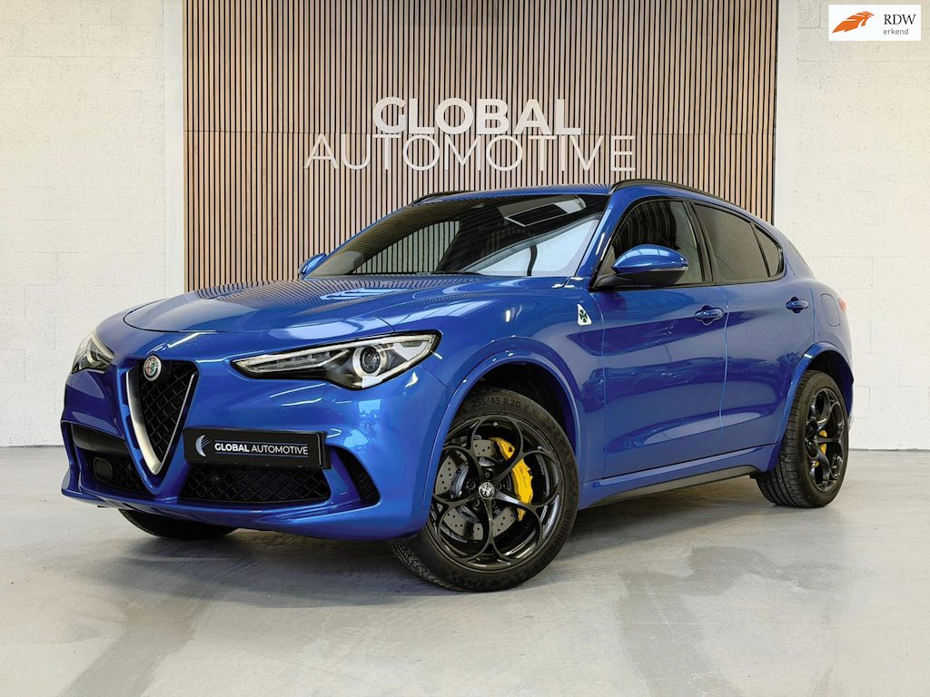 Alfa Romeo Stelvio 2.9 V6 AWD Quadrifoglio - 510 PK QV - MISANO BLUE - STUURVERWARMING