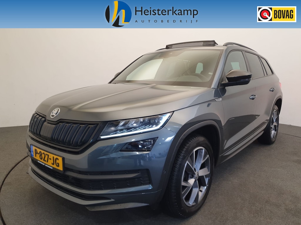 Skoda Kodiaq 1.5 TSI 150pk DSG/AUT Sportline 7p. Wegklapbare trekhaak, Panoramadak, Camera