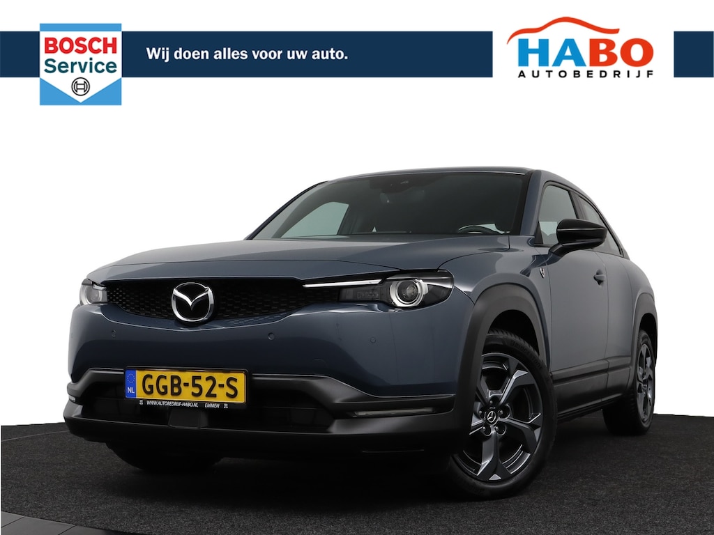 Mazda MX-30 E-SKYACTIV R-EV EXCLUSIVE-LINE AUTOMAAT ECC/ADAPTIVE.CRUISE/NAV/CAMERA/STOEL.STUUR.VERWARM/18.000KM!!
