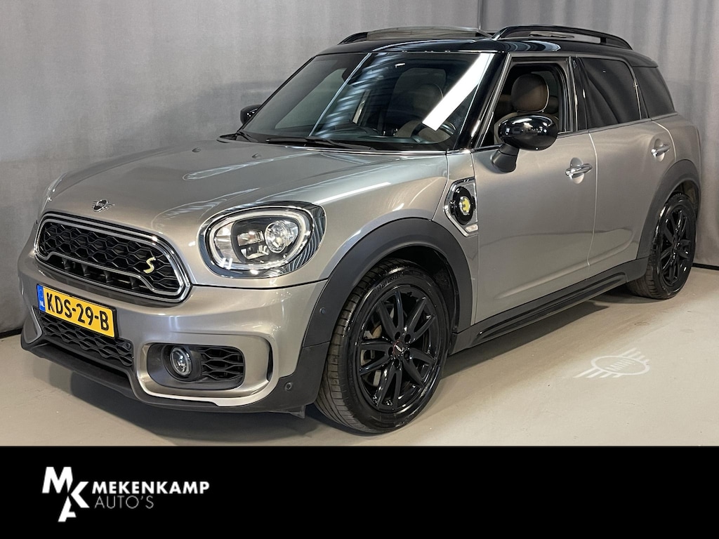 MINI Countryman 1.5 Cooper S E ALL4 John Cooper Works 18"/Panoramadak/Adaptieve cruise/Leder + memory + stoelverwarming/Harman Kardon/Keyless/Elektrische klep/Head-up/Camera