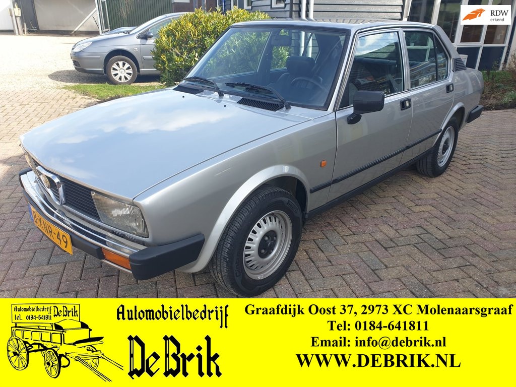 Alfa Romeo Alfetta 1,6 volledig gerestaureerd, leder, nieuwe apk