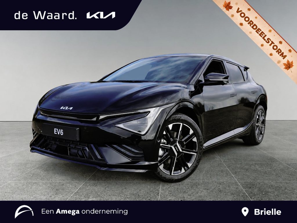 Kia EV6 GT-Line 84kWh 228pk | €3.690 VOORDEEL | EXTRA GETINTE RAMEN | SFEERVERLICHTING | ELEK. VERST. VOORSTOELEN | CAMERA |