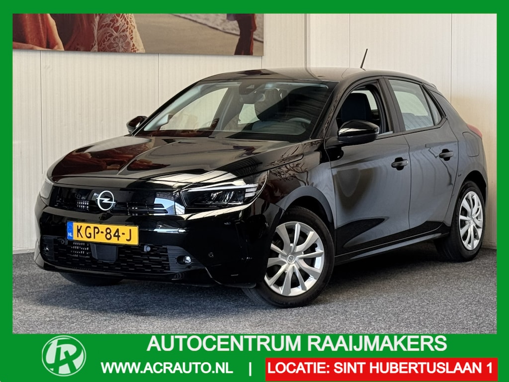 Opel Corsa 1.2 TURBO EDITION 15 STUKS OP VOORRAAD !! NAVIGATIE VIA APPLE CARPLAY/ANDROID CRUISE CONTROL RIJSTROOKSENSOREN DODEHOEKSENSOREN ACHTERUITRIJCAMERA ZEER MOOI !!