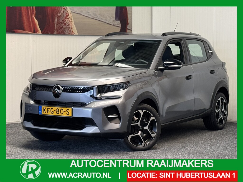 Citroën C3 1.2 TURBO PLUS 100PK NIEUW MODEL 2025 50 STUKS OP VOORRAAD !!! NAVIGATIE VIA APPLE CARPLAY/ANDROID CRUISE CONTROL AIRCO BLUETOOTH TELEFOON RIJSTROOKSENSOREN PDC ZEER MOOI !!