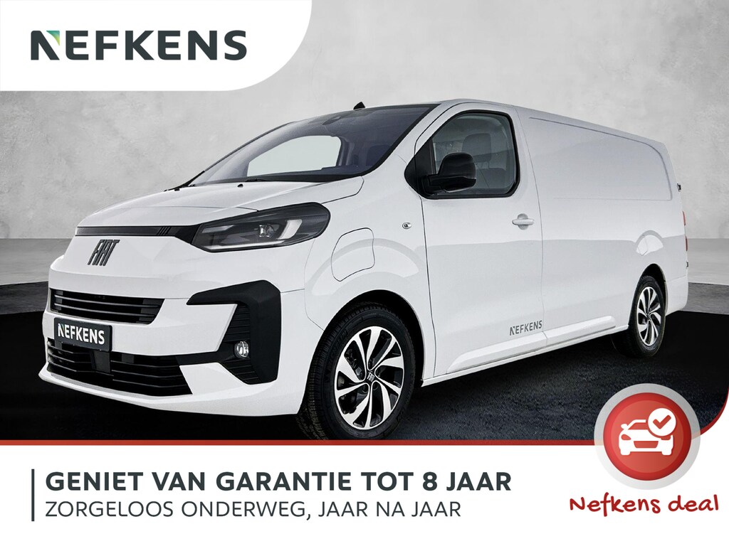 Fiat e-Scudo L3H1 75 kWh 136pk Automaat | Apple Carplay | Android Auto | Cruise Control | Lichtmetalen velgen | LED | Camera | Houtenvloer | Climate control |