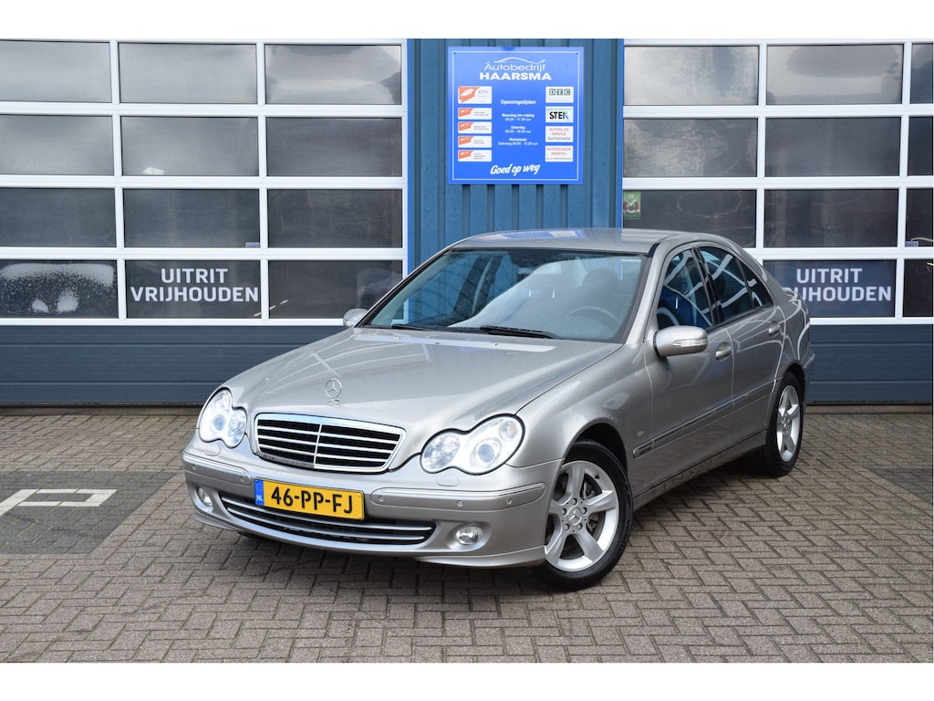 Mercedes-Benz C-klasse 240 Avantgarde Automaat V6 Zwart-Leer