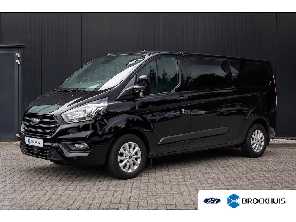 Ford Transit Custom 300 2.0 TDCI L2H1 Limited DC | Automaat | 6 persoons | Dealeronderhouden  | Lederen bekleding | Trekhaak
