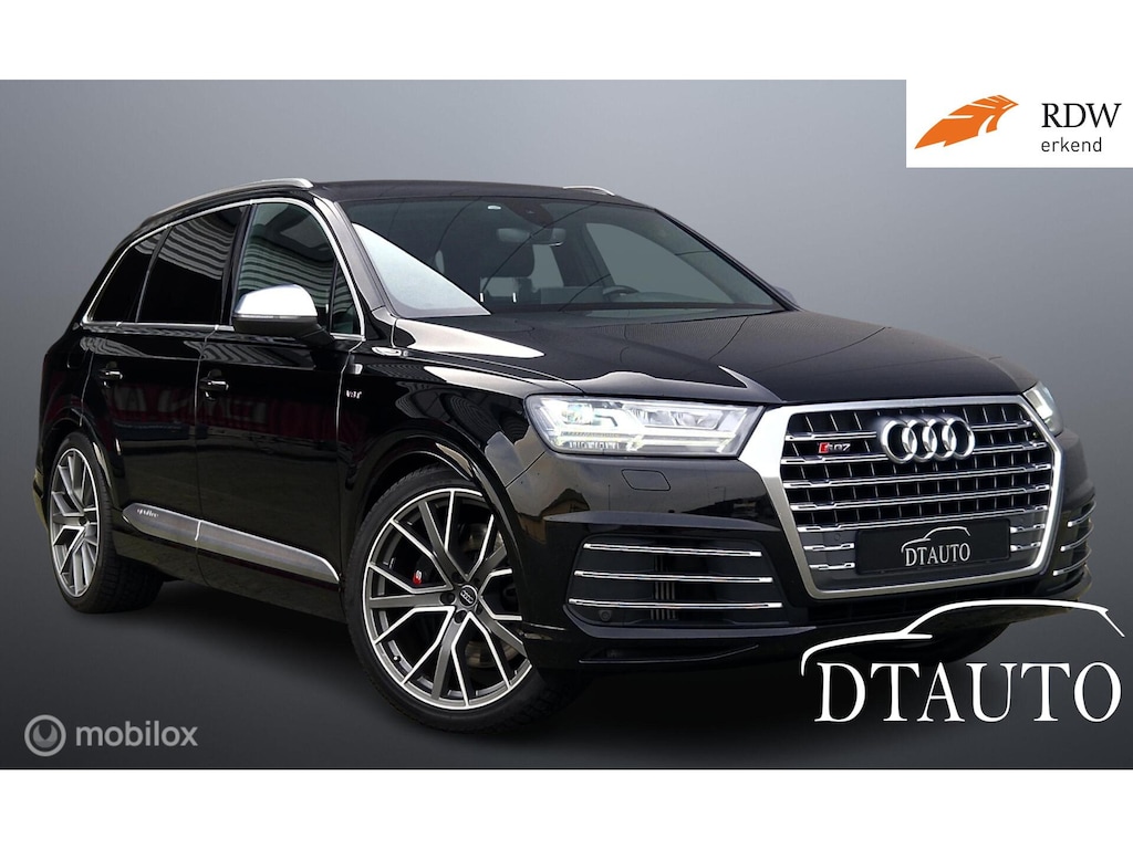 Audi SQ7 Audi 4.0 Audi SQ7 4.0 TDI Quattro Pro Line + Led Virtual Cockpit Grijs Kenteken