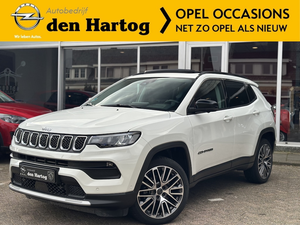 Jeep Compass 1.5T e-Hybrid Limited Panorama Dak/19 inch/stoel en stuurverwarming