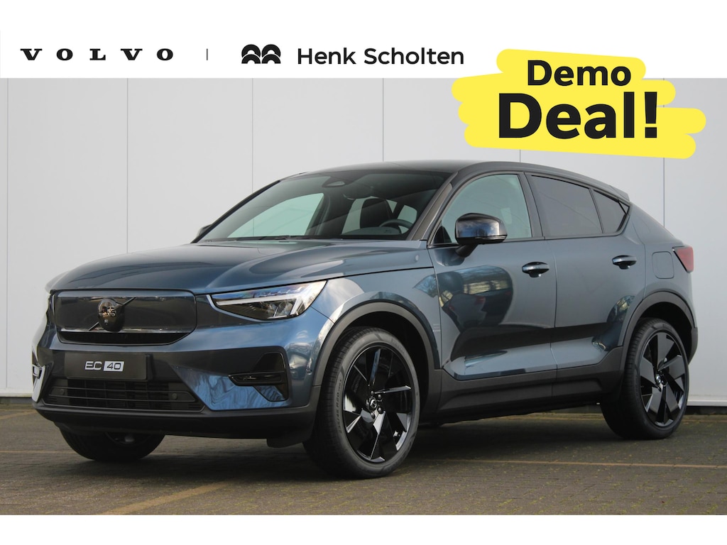 Volvo EC40 Single Motor Extended Range Plus Black Edition | DEMO  DEAL | Panoramadak | Verwarmbare voorstoelen&stuurwiel | 360 graden camera | Premium audio by Harman Kardon | Adaptieve cruise control | Keyless entry | Warmtepomp