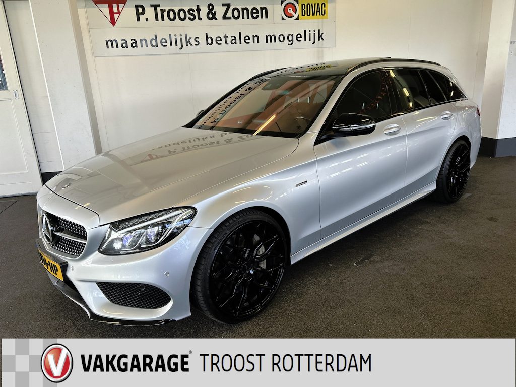Mercedes-Benz C-klasse Estate 450 AMG 4MATIC V6 368 PK | Panoramadak | Lederen bekleding | Cruise control | Climate control | Navigatie | Apdaptief onderstel | 20''INCH LM