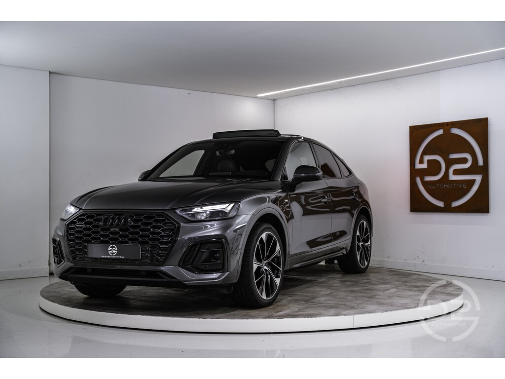 Audi Q5 Sportback 50 TFSI e S Edition 300PK | Pano | Luchtvering | Trekhaak | Leder Exclusive | Virtual | 12 MND Garantie
